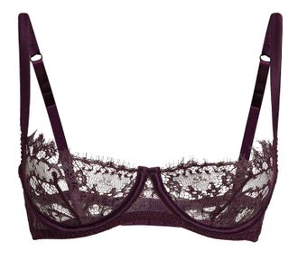 Coco de Mer Coco De Mer Lace Lunaria Balconette Bra Size L