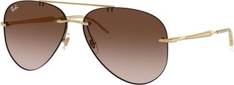 Ray-Ban RB3791 001/13 Mens Sunglasses Gold Size 59