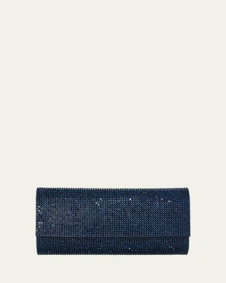 Judith Leiber Perry Beaded Crystal Clutch Bag