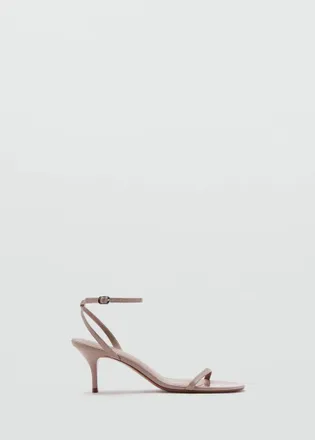 Mango Sandali fascia tacco nude - Donna - 42 - MANGO