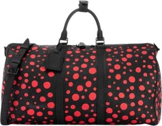 Louis Vuitton Pre-owned Keepall 50 Band Weekender - Dames - Vintage Weekendtas - Zwart - ONE Size - Leer - Vintage