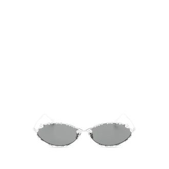 Yvmin Sunglasses, female, Gray, Size: ONE SIZE Oval Frame Sunglasses