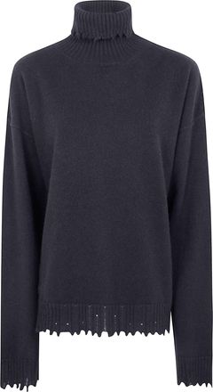 Uma Wang High Neck Top Sweater