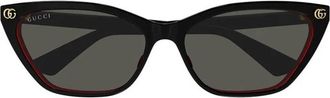 Gucci Grey Cat Eye Ladies Sunglasses GG1815S 003 58