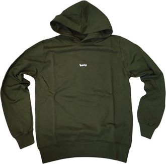 Disclaimer Cotton Hoodie Logo Graffiti - Heren - Hoodies - Groen - S - Katoen - Hoodies & sweatvesten
