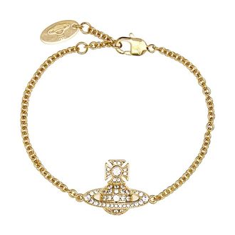 Vivienne Westwood Gold Metal Bracelet - female - Vivienne Westwood - Bracelets - Yellow - ONE SIZE - Accessories