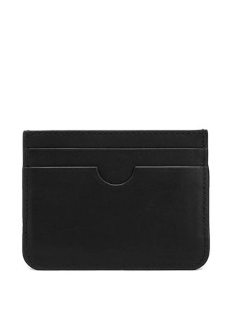 Ami cowhide leather Ami De Coeur card holder - unisex - Bovine Leather/Cotton - OS - Black