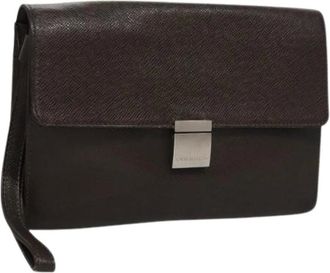 Louis Vuitton Pre-owned Clutches, female, Brown, Size: ONE SIZE Pre-owned Leather clutches