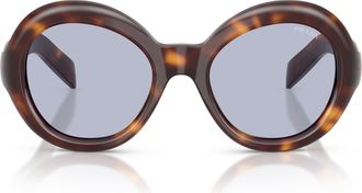 Prada 0pr D08su Round Acetate Sunglasses