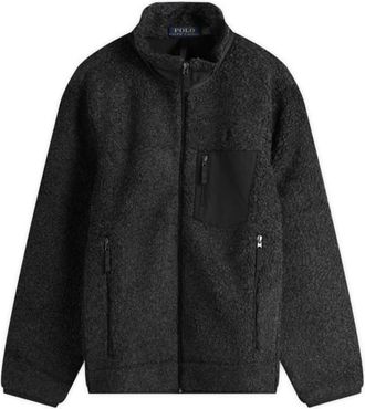 Polo Ralph Lauren Embroidered Pony Fleece Jacket, Size Small