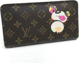 Louis Vuitton Pre-owned Canvas Portemonnee - Dames - Vintage Accessoires - Bruin - ONE Size - Vintage