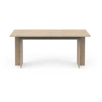 M&S Collection Tavolo allungabile da 165,6 a 200 cm decorato in rovere reale scuro - LEAD