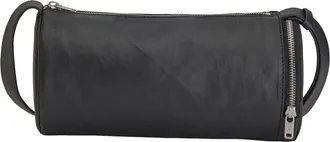 adidas Y-3 Leather Barrel Bag Black KD0169