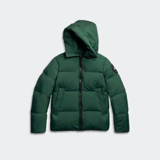 Canada Goose Crofton Puffer EnduraLuxe Black Label (Men, Glade Green, XS)