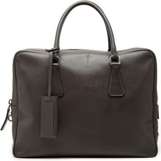 Prada Pre-owned Prada Saffiano Business Bag Unisex DV7I27H88G36BS11