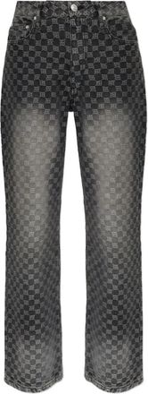 Misbhv Jeans con monogramma - Nero