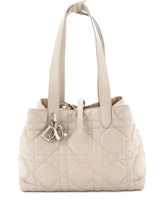 Dior Toujours Macrocannage Quilt Calfskin Medium tote bag - Toni neutri