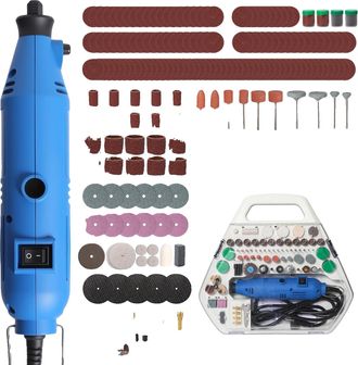OEM Molinillo El&eacute;ctrico, 130 W De Potencia, 6 Velocidades Variables, Juego De 252 Piezas - 130 W