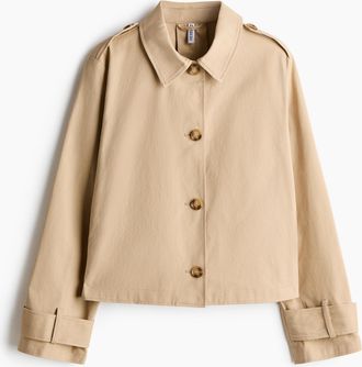 H&M Baumwolljacke im Trenchlook - Beige