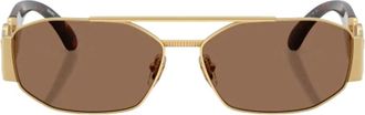 Versace Zonnebril - unisex - Zonnebrillen - Geel - 58 MM - Accessoires
