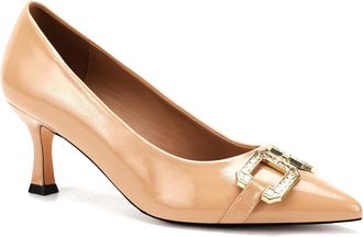 Unze Women ALUCIA Luxury Comfort Courts UK Size 3-8 Nude