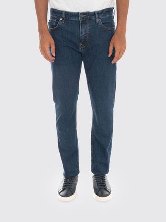 HUGO BOSS Regular Fit Straight-Leg 5-Pocket Cotton Denim Jeans