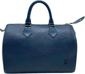 Louis Vuitton Pre-owned Handbags, female, Blue, Size: ONE SIZE Pre-owned Vintage Handbag