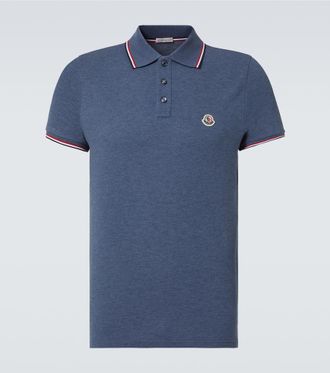 Mens grey moncler polo online