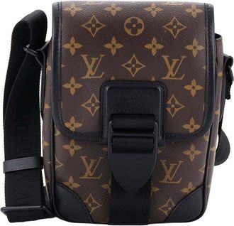 Louis Vuitton Archy Messenger Bag Macassar Monogram Pm (Authentic Pre-Loved)