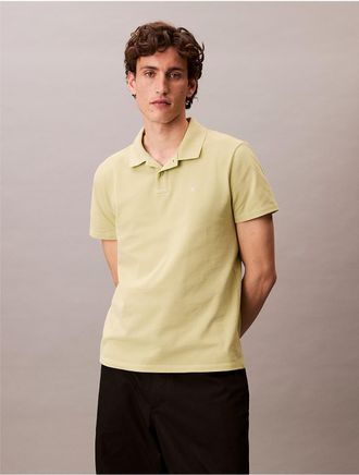 Calvin Klein Jeans Calvin Klein Mens Cotton Pique Classic Polo Shirt - Neutral - XS