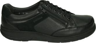Str&ouml;ber Malcolm 86043H - Heren - Veterschoenen - Zwart - 45 EU - Leer - Schoenen
