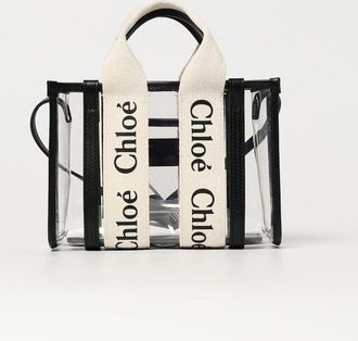 Chloé Borsa Mini Woody Chloè in pvc e pelle