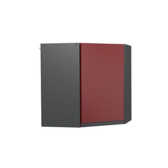 Vicco Armario Colgante De Esquina R-line, Rojo, 57 Cm Forma De J