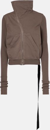 Rick Owens DRKSHDW - Felpa Mountain Sweat in cotone