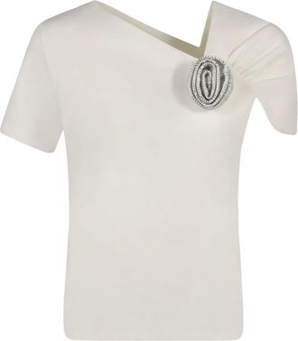 Giuseppe Di Morabito Top in cotone - Bianco