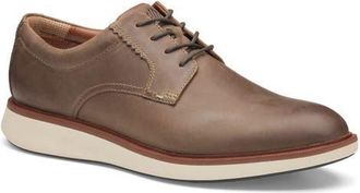 Johnston & Murphy Parker Waterproof Plain Toe Derby in Stone Oiled Waterproof Full Gr at Nordstrom, Size 10.5