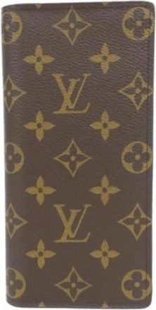 Louis Vuitton Pre-owned Monogram Lange Portemonnee - Heren - Vintage Accessoires - Bruin - ONE Size - Vintage