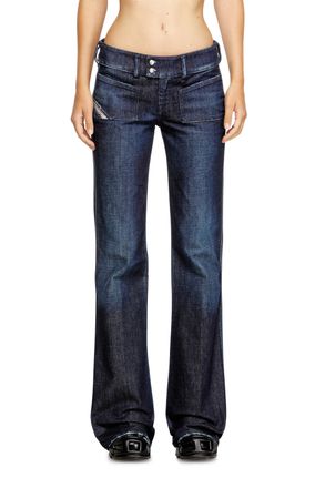 Diesel Bootcut Jeans - D-Hush - Jeans - Woman - Blue