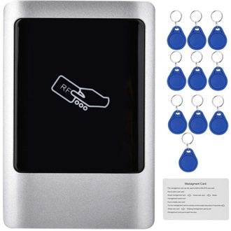 OEM Lector Rfid Wiegand Resistente Al Agua Para Puertas De Acceso Exteriores - Tarjeta Inteligente Ic, Ip65, 125 Khz, Negro, Unidad Individual