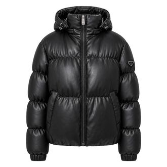Philipp Plein Giacca Imbottita in Ecopelle - - Jackets - Donna - Nero - S