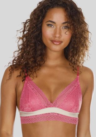 Vivance Bralette-BH VIVANCE Viola, Damen, Gr. 32, N-Gr, pink (pink, ros&eacute;), Spitze, Obermaterial: 85% Polyamid, 15% Elasthan, BHs Bralette-BH, ohne B&uuml;gel in an