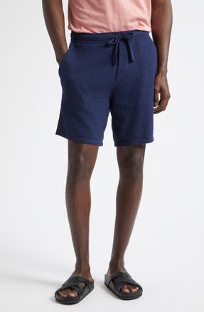 Dolce & Gabbana Terry Cloth Bermuda Shorts in B3895 Blue Scuro at Nordstrom, Size 42 Us