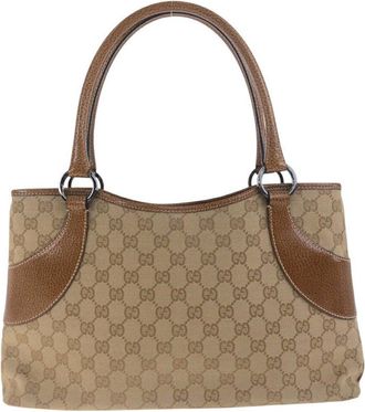 Gucci Brown Gg Canvas Tote (Authentic Pre-Loved)