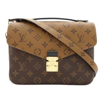 Louis Vuitton Pre-owned Vintage Canvas Cross Body Bag - Dames - Pre-owned - Bruin - Maat: ONE Size