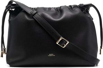 A.P.C. Ninon Bag - Dames - Schoudertassen - Zwart - ONE Size - Leer - Tassen