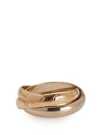 Cartier 1990-2015 18K Tricolor Gold Classic Trinity ring - Pink