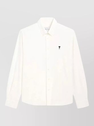 Ami cotton classic-fit shirt