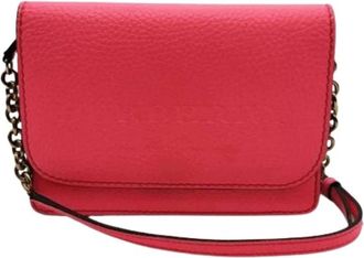 Burberry Pre-owned Vintage Schoudertas - Dames - Vintage Schoudertas - Roze - ONE Size - Leer - Vintage