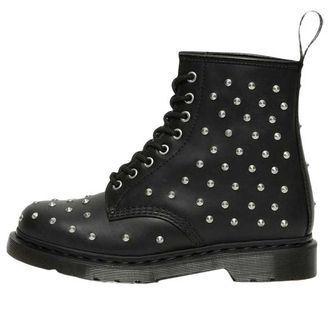 Dr. Martens 1460 Stud Wanama Leather Lace Up Boots Black 27040001