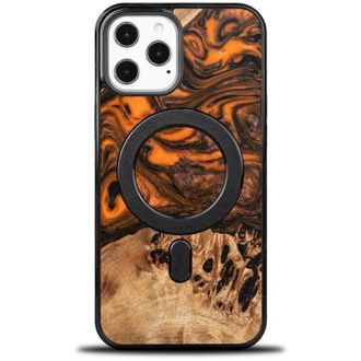 OEM Funda Bewood Unique Para Iphone 12 Pro Max - Naranja Con Magsafe